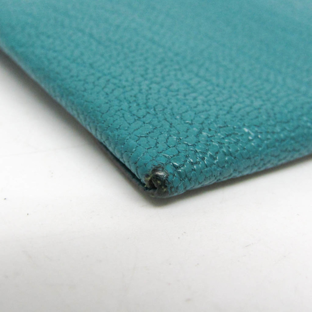 HERMES Green Leather Wallet - Picture 4 of 9